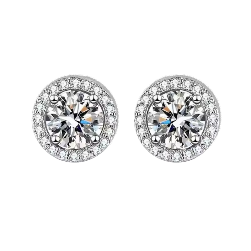 S925 Circle Earrings